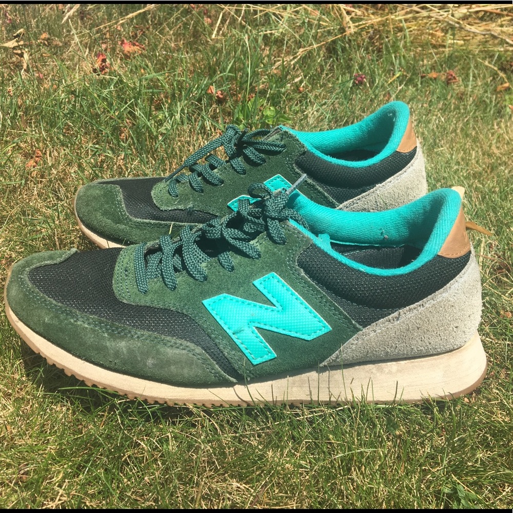 Women’s Green and Teal New Balance Sneakers